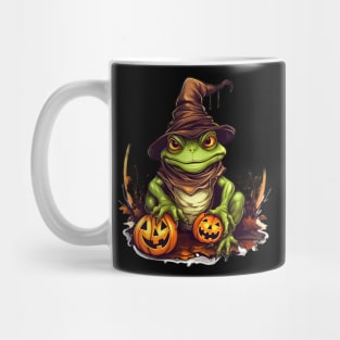 Frog Halloween Spooky Mug